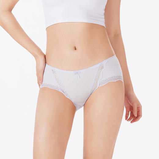 都市丽人内裤薄透丝滑平角裤锦泳女士内裤LKT5N3 商品图1