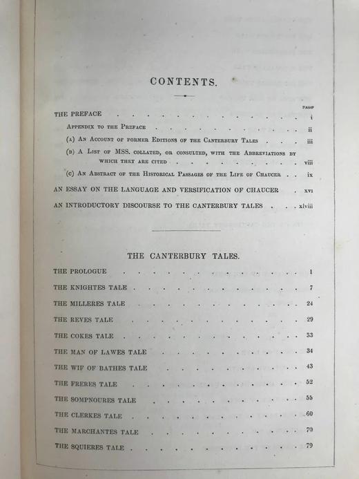 含藏书票！1843年 乔叟诗集 1幅肖像插图 全真皮精装18开 商品图6