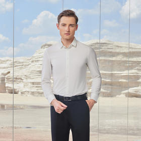 半身缘男装 秋季三防面料防水防油污透气柔软舒适衬衫243112M01012881