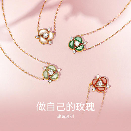 【月光玫瑰项链】多色可选【极简贝珠项链】 商品图1