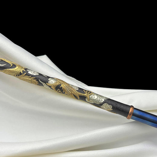 腾龙金箍棒 神话悟空金箍棒 龙泉沈广隆宝剑 手工金箍棒 长棒 未开刃 商品图5