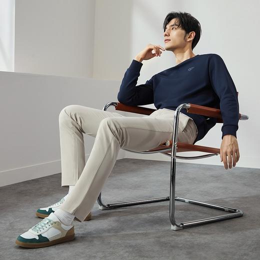 柒牌圆领卫衣男2024秋冬新款时尚休闲加绒保暖假两件男士套头上衣	127W70610 商品图3