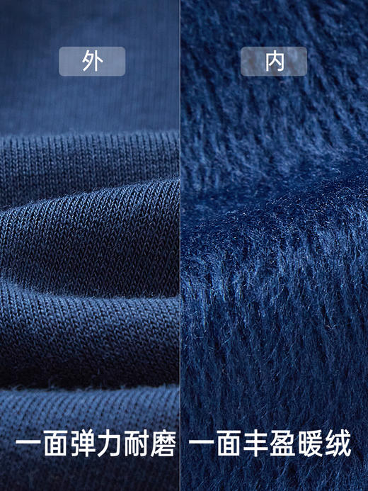 英氏儿童裤子女童秋冬针织打底裤加绒保暖裤2024新款YRKDJ4Q577A 商品图1