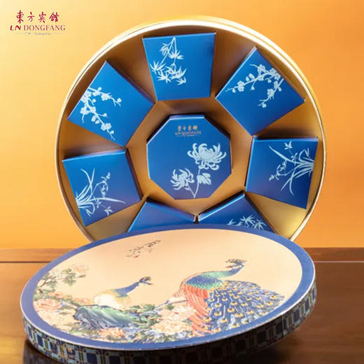 东方宾馆 | 彩云追月 中秋月饼礼盒（190g*1+80g*7）8枚装 商品图2