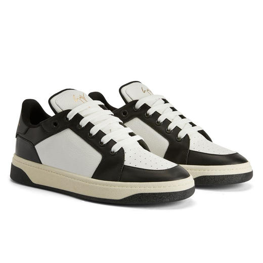 Giuseppe Zanotti 男士签名徽标低帮休闲运动鞋 混色 RM40010002 商品图1