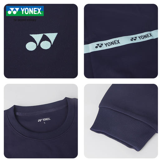 【双11大促进行中】YONEX 尤尼克斯羽毛球服130014BCR羽毛球服长袖卫衣 商品图4