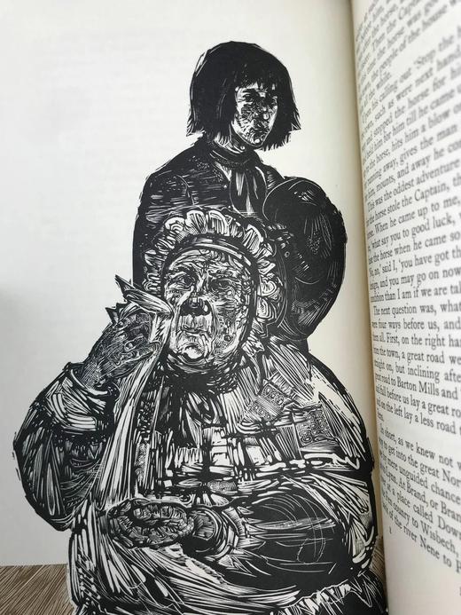 丹尼尔·笛福《杰克上校》 12幅木版画插图 精装32开带书匣 商品图6