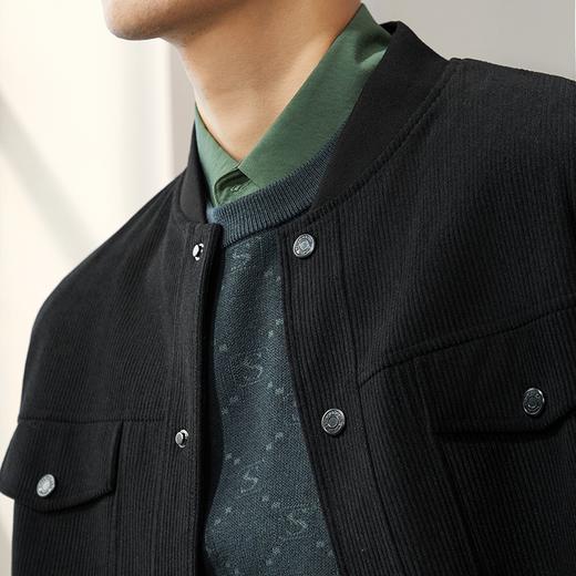 柒牌灯芯绒翻领夹克男士2024秋季新款时尚潮流休闲百搭工装风外套	127K71020 商品图2