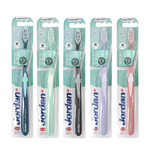 【成人系列】挪威Jordan进口成人环保牙刷弹力护龈牙刷红点设计奖软毛情侣牙刷独立包装、成人牙线 商品图7