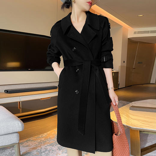 Avann风衣款100%羊毛大衣S024 商品图3