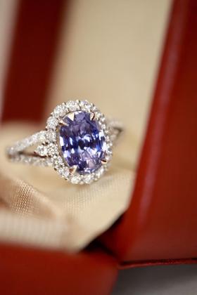 2.13ct 蓝宝石戒指