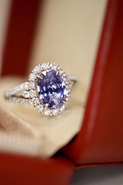 2.13ct 蓝宝石戒指 商品图0