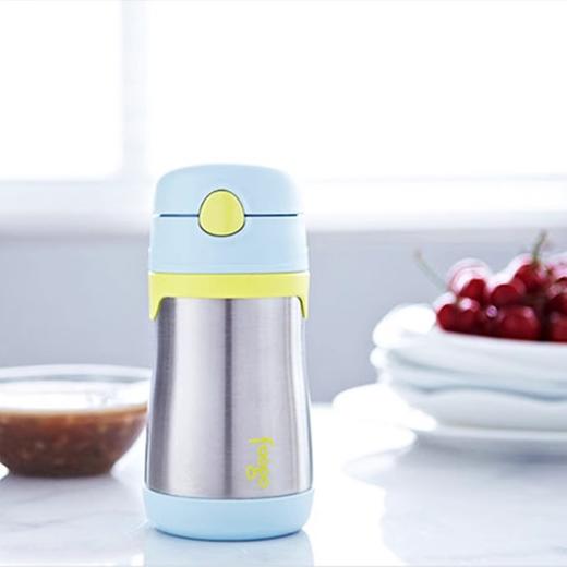 膳魔师保温杯儿童吸管杯魔膳师宝宝可爱防漏不锈钢水杯子 商品图1