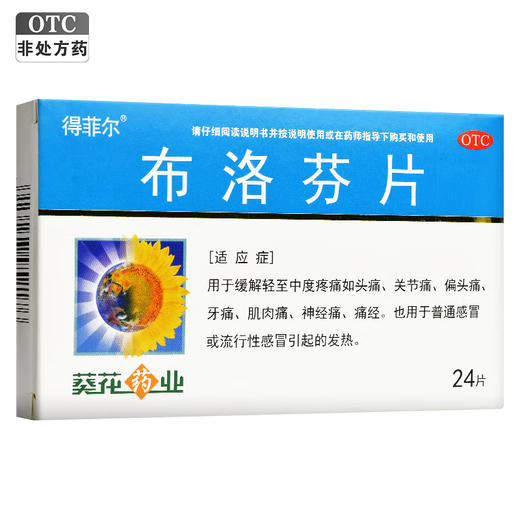 布洛芬片【0.1g*12片*2板】 商品图0