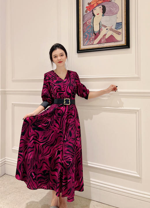 魏紫色连衣裙HJ3S50 商品图0