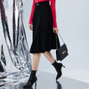 EITIE爱特爱秋季新款黑色A字伞裙7506204 商品缩略图3