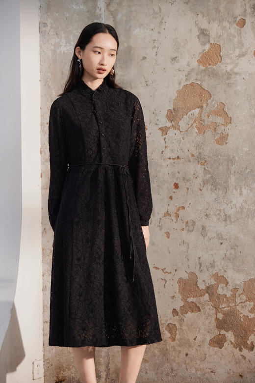 漆黑色~连衣裙HJ3S60 商品图3