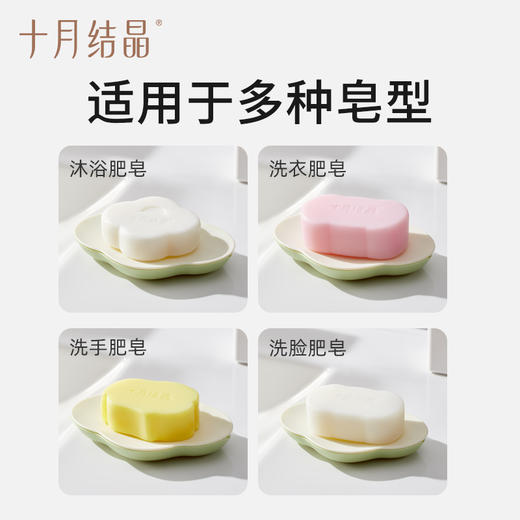 双层沥水肥皂盒家用浴室卫生间学生宿舍肥皂置物架香皂盒 商品图4