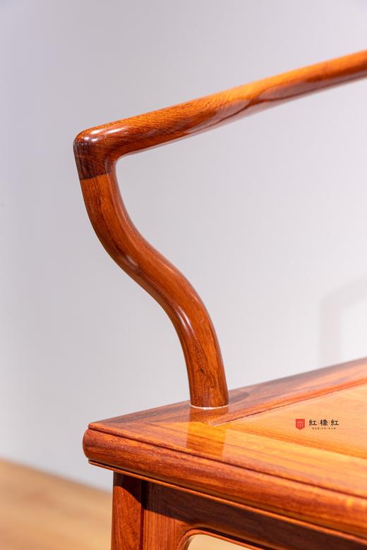 红桥红  家具严选  缅甸花梨（大果紫檀）  【颐和园高扶手 南官帽椅】 商品图3