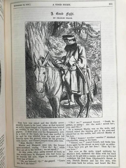 含中国内容！1859年7~12月 一周一刊杂志 数百幅插图 精装18开 商品图13