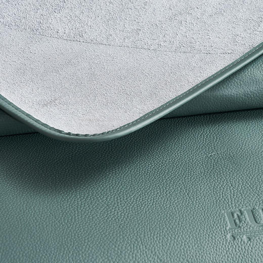 【6楼买即赠送凉感冰冰被】富安娜美国进口单张牛皮软席\尼莱恩, 绿，吊牌价15800 商品图3