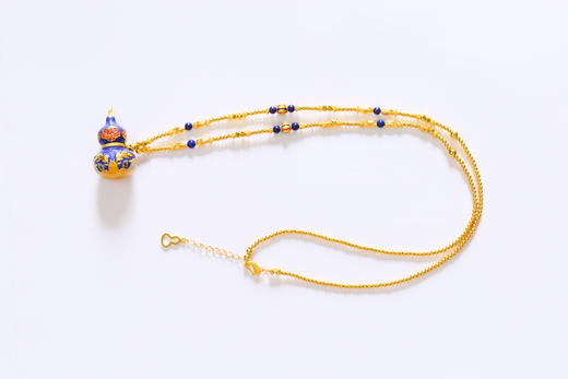 吉祥福禄珐琅彩项链 商品图0