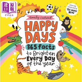 【中商原版】快乐的日子365个令人愉快的事实Happy Days 365 Cheerful Facts to Brighten Every Day of the Year英文原版绘本