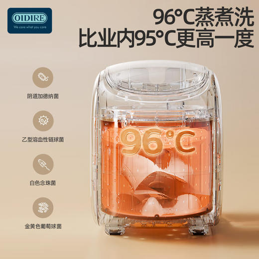 德国OIDIRE迷你全自动洗衣机（紫外线+高温洗+洗脱烘+银离子）【LXKGZQ8.0】 商品图1