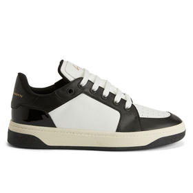 Giuseppe Zanotti 男士签名徽标低帮休闲运动鞋 混色 RM40010002