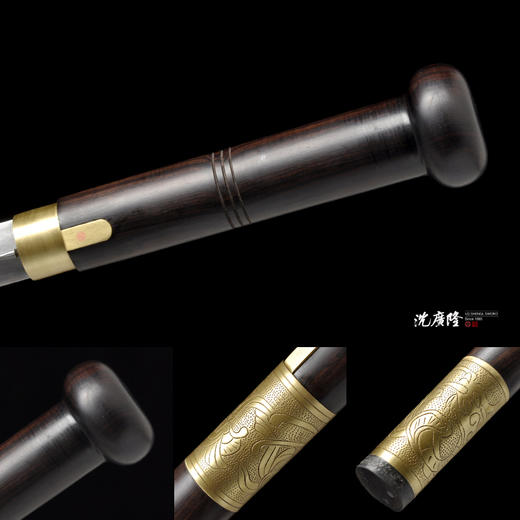 手杖剑拐杖剑二人夺沈广隆剑铺龙泉沈广隆宝剑仿古剑传统剑收藏剑 sgl-3086 未开刃 商品图4