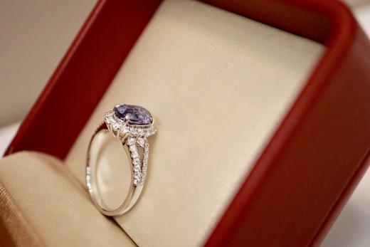 2.13ct 蓝宝石戒指 商品图6