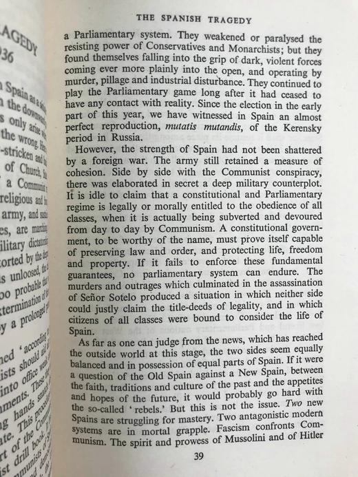 1948年 丘吉尔《一步一步：1936-1939年》 精装32开 商品图7