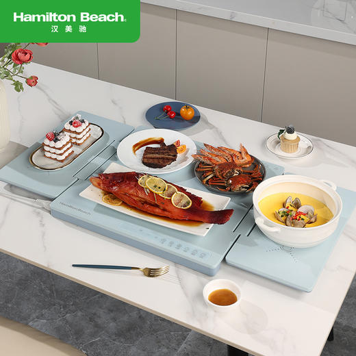 Hamilton Beach汉美驰折叠暖菜板蓝色EP04201-BL 商品图0