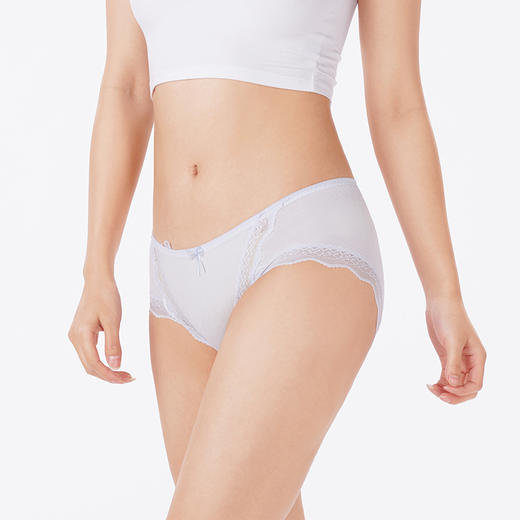 都市丽人内裤薄透丝滑平角裤锦泳女士内裤LKT5N3 商品图2