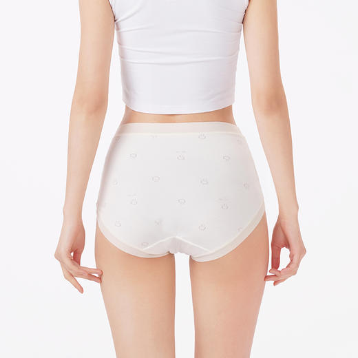 都市丽人内裤宽版包覆平角裤60支丽人棉女士内裤LKT5Q9 商品图3