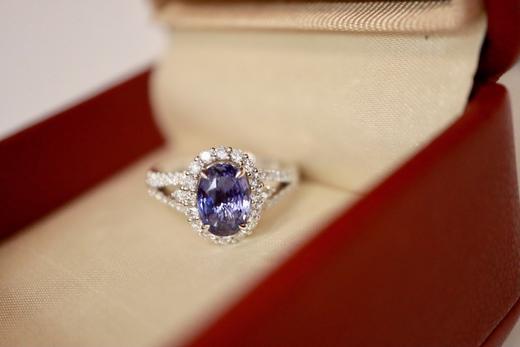2.13ct 蓝宝石戒指 商品图4