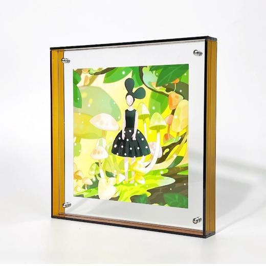 《密林仙子》然女孩-版画 商品图1