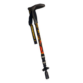 野成一团户外登山杖