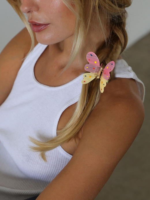 古古楽gugu成人亲子百搭醋酸抓夹发簪 | 采用天然醋酸材质、灵感源自经典元素、寓意美好、可搭配多种造型、展现独特东方美学 商品图13