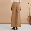 EITIE爱特爱利落干练显瘦阔腿深卡其高腰简约休闲裤秋季新款C2405408 商品缩略图4