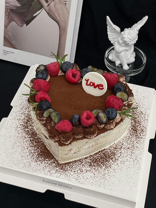 七夕情人节爱心提拉米苏（主图六寸效果，提前24小时预定） 商品图0