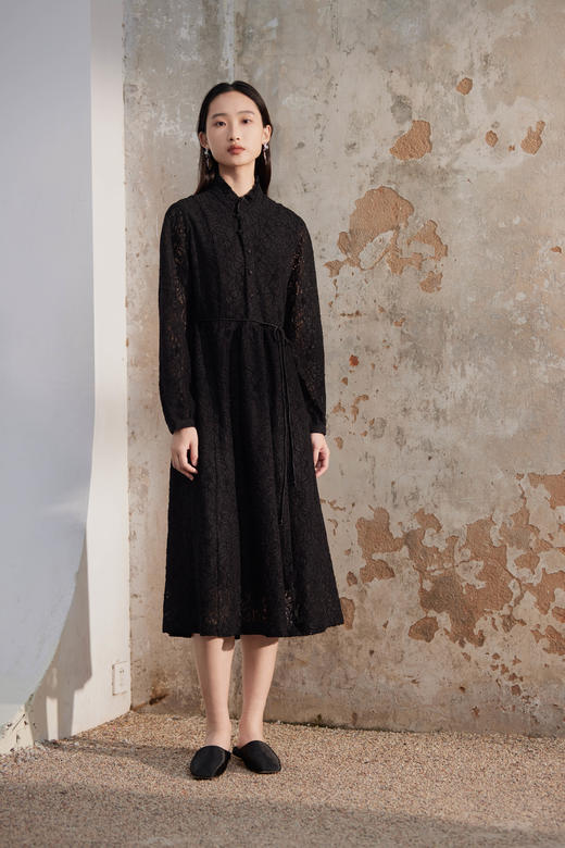 漆黑色~连衣裙HJ3S60 商品图4