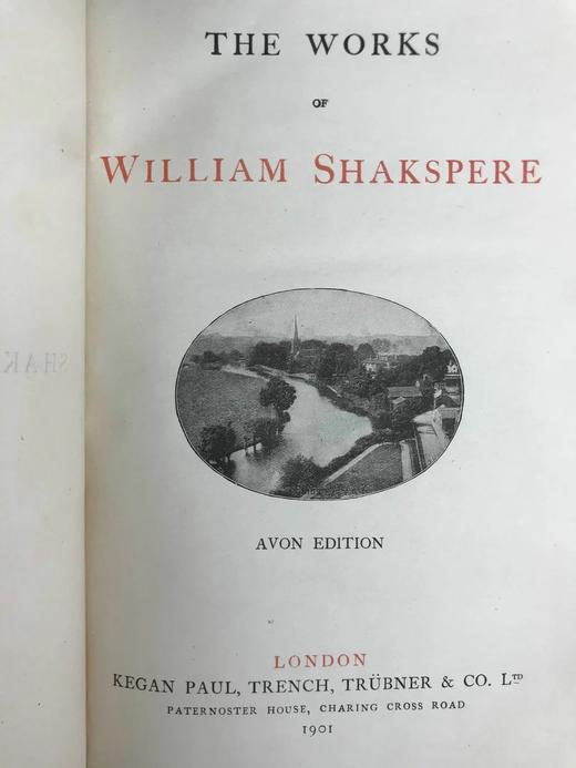 工坊特装本！1901年 莎士比亚作品集 全真皮精装18开 商品图3