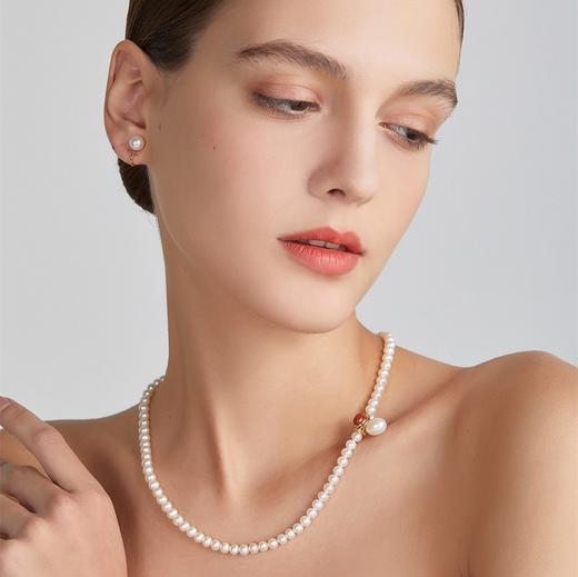 Pearl moments 南红小团圆 经典珍珠项链3号【该商品不支持用券】 商品图4