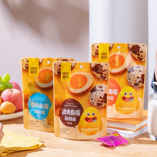 润成功夫卤蛋鹌鹑蛋 鲜香入味 弹软厚实 商品图1