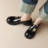 【预售5天】漆皮圆头厚底乐福鞋，英伦小皮鞋扣件松糕底百搭单鞋HCYYHD&3351 商品缩略图1