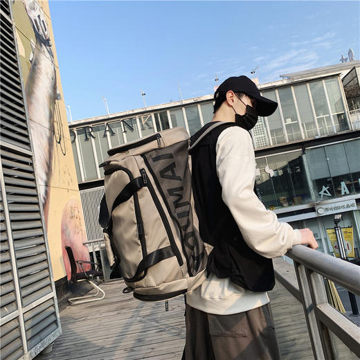 FXQ【旅行包男士大容量】短途出差通勤包 手提行李袋 干湿分离运动健身包女 商品图9