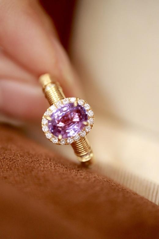 1.08ct 蓝宝石戒指 商品图0