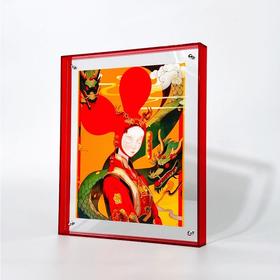 《中国女孩》然女孩-版画