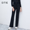 EITIE爱特爱秋季新款时尚百搭显瘦印花高腰长裤女7505212 商品缩略图0